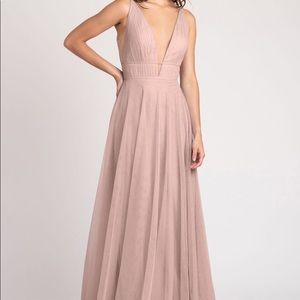 Jenny Yoo Kaelyn dress whipped apricot